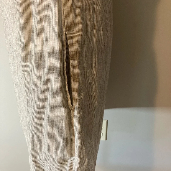 Beachlunchlounge Linen One Shoulder Dress M - Picture 6 of 14